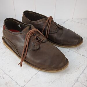 Oliberte Narivo Brown Leather Sneaker Oxford Men's Size 42 EU 10 US Shoes